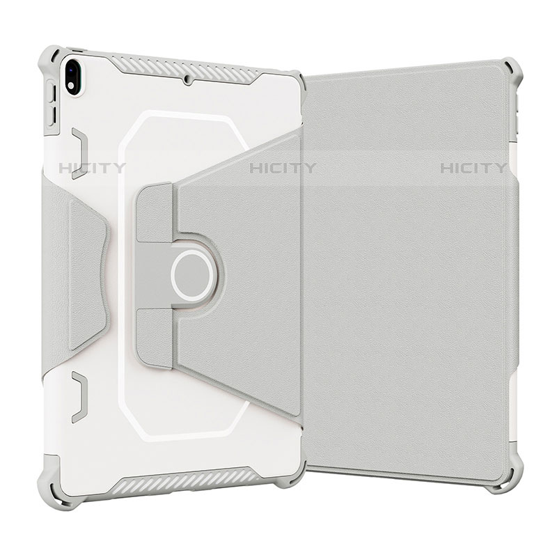 Silikon Hülle Handyhülle und Kunststoff Schutzhülle Hartschalen Tasche mit Ständer L05 für Apple iPad Air 3
