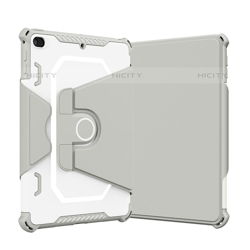 Silikon Hülle Handyhülle und Kunststoff Schutzhülle Hartschalen Tasche mit Ständer L05 für Apple iPad Mini 5 (2019)