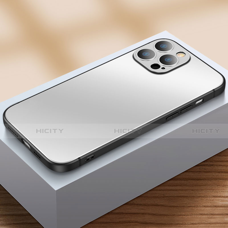 Silikon Hülle Handyhülle und Kunststoff Schutzhülle Hartschalen Tasche U01 für Apple iPhone 13 Pro groß