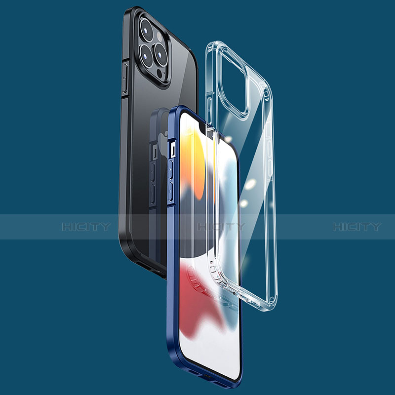 Silikon Hülle Handyhülle und Kunststoff Schutzhülle Hartschalen Tasche U05 für Apple iPhone 14 Plus