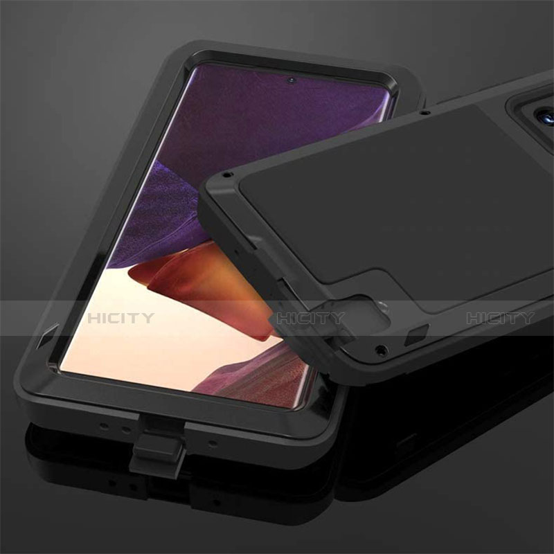 Silikon Hülle Handyhülle und Kunststoff Schutzhülle Hartschalen Tasche Vorder und Rückseite 360 Grad Ganzkörper für Samsung Galaxy Note 20 Ultra 5G