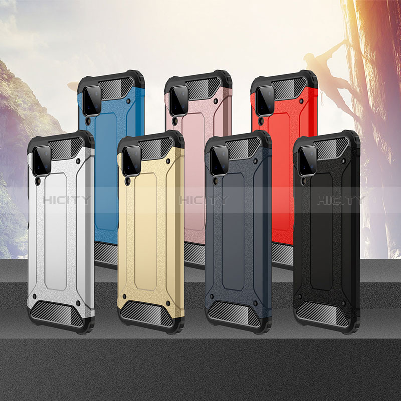 Silikon Hülle Handyhülle und Kunststoff Schutzhülle Hartschalen Tasche WL1 für Samsung Galaxy F12
