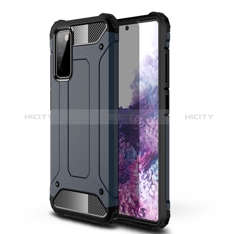 Silikon Hülle Handyhülle und Kunststoff Schutzhülle Hartschalen Tasche WL1 für Samsung Galaxy S20 Lite 5G