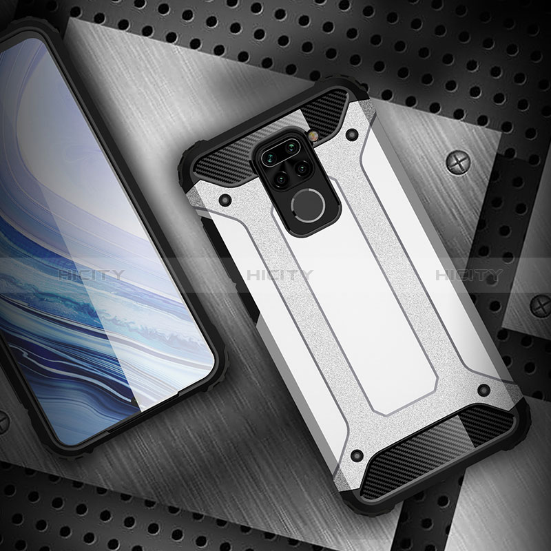 Silikon Hülle Handyhülle und Kunststoff Schutzhülle Hartschalen Tasche WL1 für Xiaomi Redmi Note 9