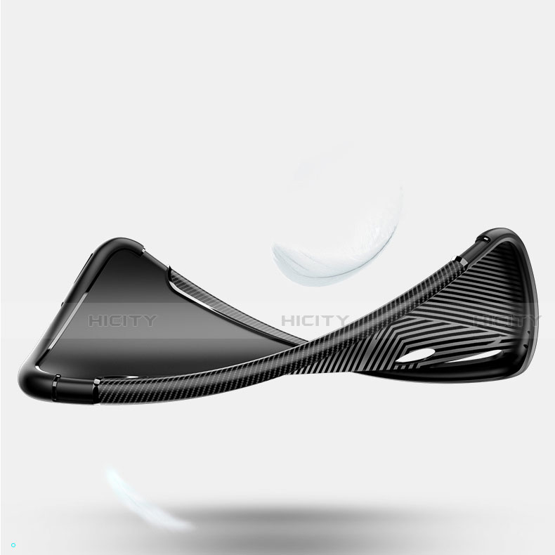 Silikon Hülle Handyhülle und Kunststoff Schutzhülle Tasche mit Magnetisch Fingerring Ständer für Xiaomi Mi 8