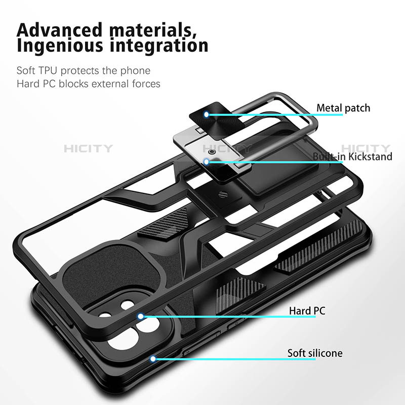 Silikon Hülle Handyhülle und Kunststoff Schutzhülle Tasche mit Magnetisch Fingerring Ständer R04 für Xiaomi Mi 11 5G