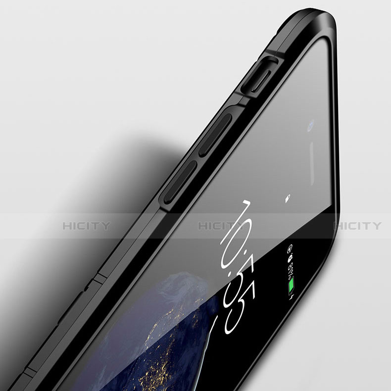 Silikon Hülle Handyhülle und Kunststoff Schutzhülle Tasche mit Magnetisch Ständer für Huawei Nova 5 Pro