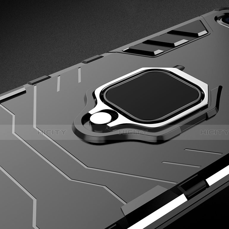 Silikon Hülle Handyhülle und Kunststoff Schutzhülle Tasche mit Magnetisch Ständer für Xiaomi Redmi Note 8 Pro