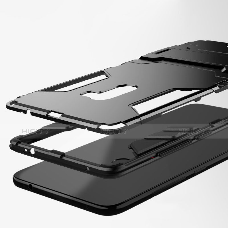 Silikon Hülle Handyhülle und Kunststoff Schutzhülle Tasche mit Ständer für Xiaomi Mi Mix groß