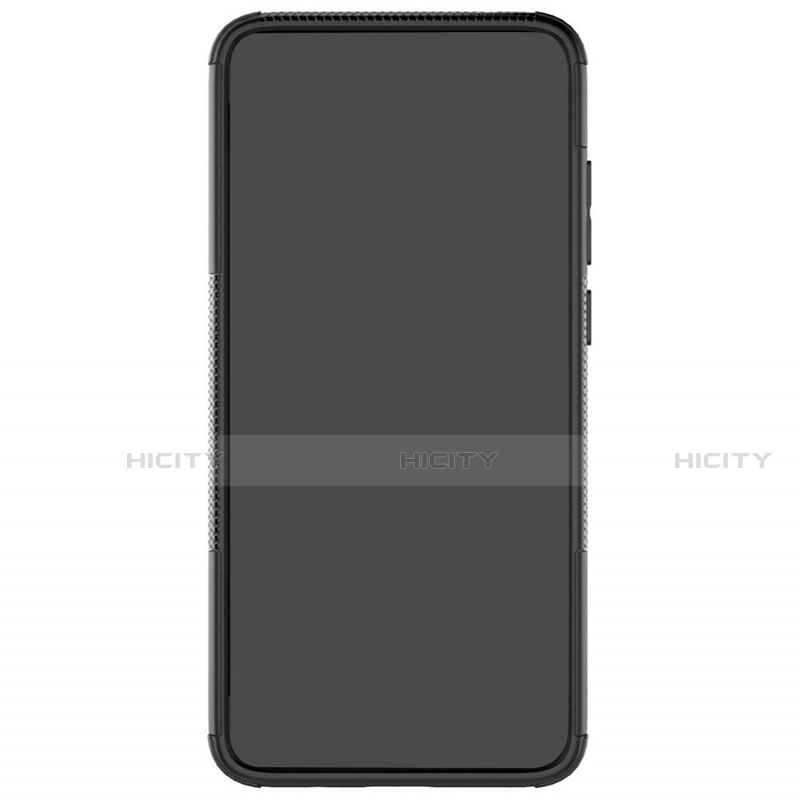Silikon Hülle Handyhülle und Kunststoff Schutzhülle Tasche mit Ständer R06 für Xiaomi Redmi Note 8 (2021)