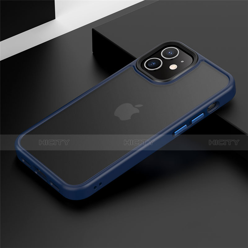 Silikon Hülle Handyhülle und Kunststoff Schutzhülle Tasche N01 für Apple iPhone 12