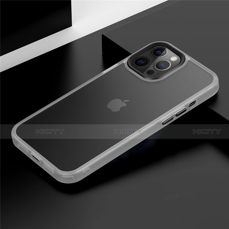 Silikon Hülle Handyhülle und Kunststoff Schutzhülle Tasche N01 für Apple iPhone 12 Pro Max groß