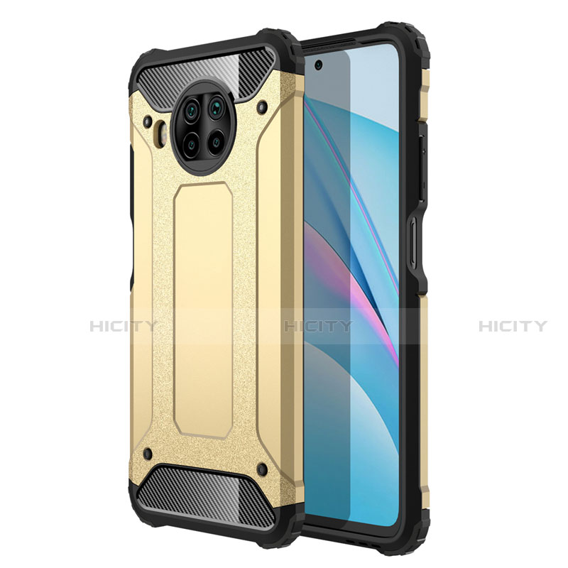 Silikon Hülle Handyhülle und Kunststoff Schutzhülle Tasche R01 für Xiaomi Mi 10T Lite 5G Gold
