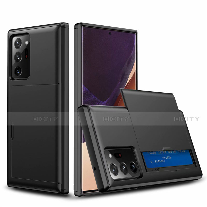 Silikon Hülle Handyhülle und Kunststoff Schutzhülle Tasche Vorder und Rückseite 360 Grad Ganzkörper N01 für Samsung Galaxy Note 20 Ultra 5G groß