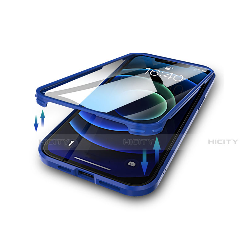 Silikon Hülle Handyhülle und Kunststoff Schutzhülle Tasche Vorder und Rückseite 360 Grad Ganzkörper R05 für Apple iPhone 12