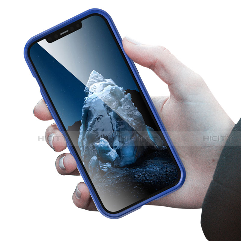 Silikon Hülle Handyhülle und Kunststoff Schutzhülle Tasche Vorder und Rückseite 360 Grad Ganzkörper R05 für Apple iPhone 12