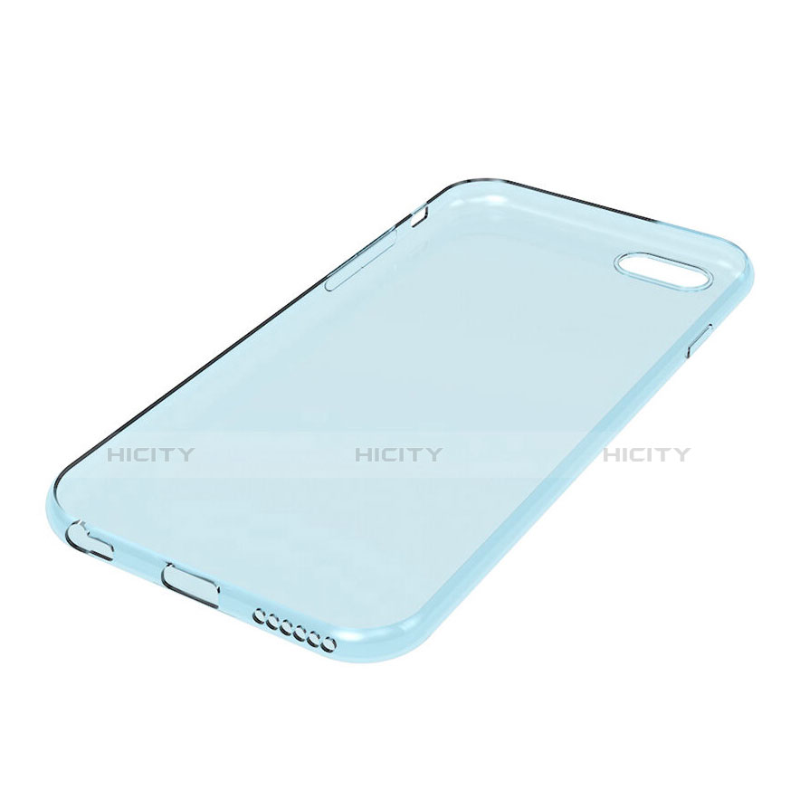 Silikon Hülle Ultra Dünn Schutzhülle Durchsichtig Transparent für Apple iPhone 6S Blau