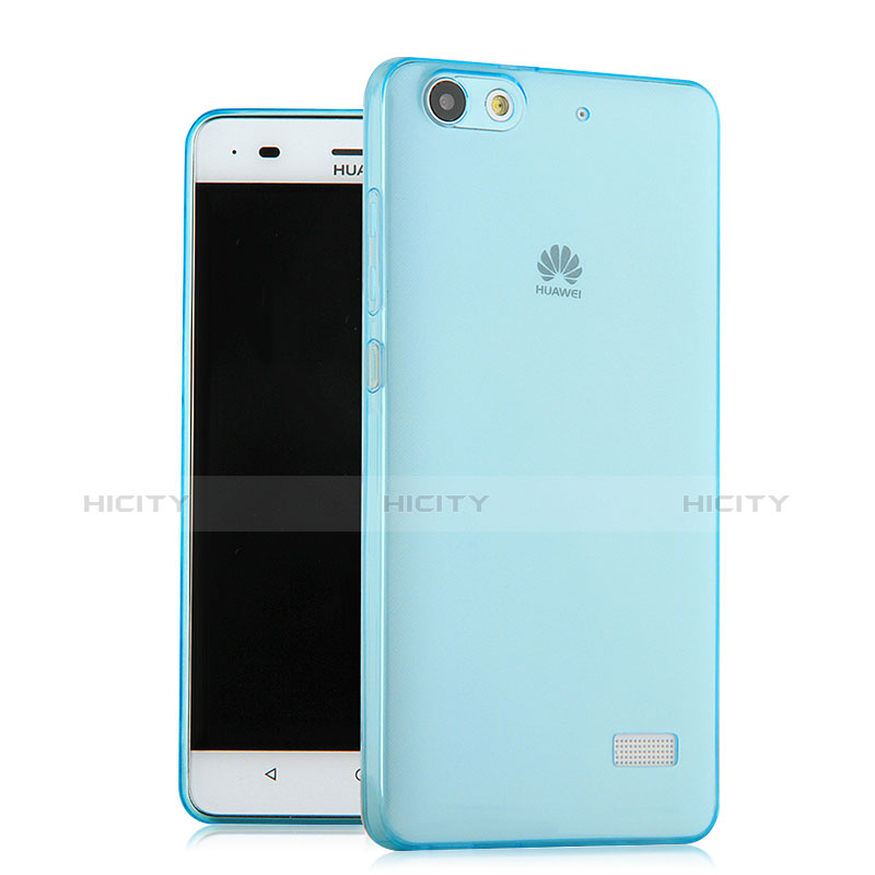 Silikon Hülle Ultra Dünn Schutzhülle Durchsichtig Transparent für Huawei Honor 4C Blau