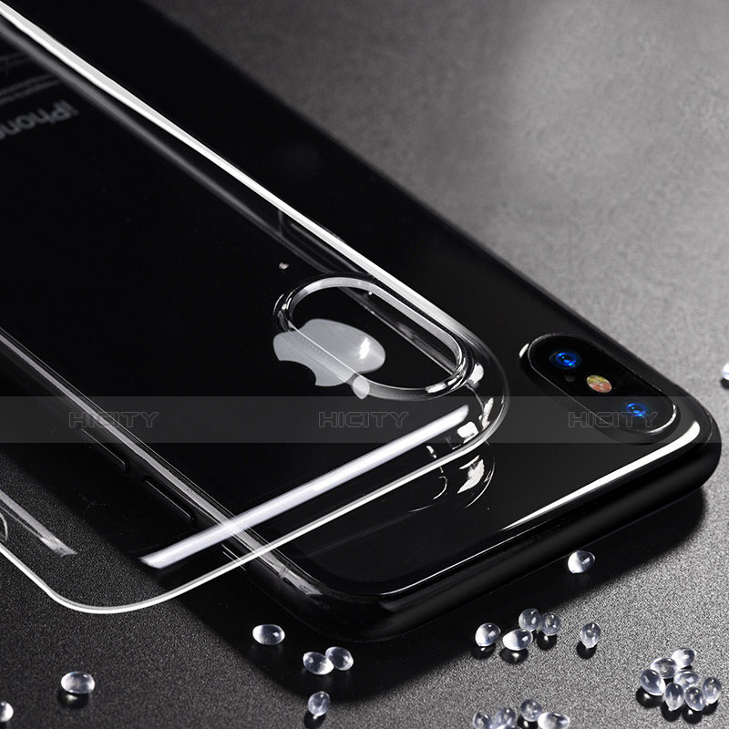 Silikon Hülle Ultra Dünn Schutzhülle Durchsichtig Transparent T03 für Apple iPhone X Klar