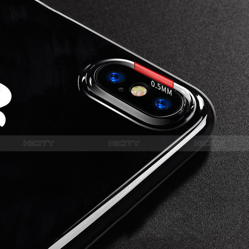 Silikon Hülle Ultra Dünn Schutzhülle Durchsichtig Transparent T03 für Apple iPhone X Klar