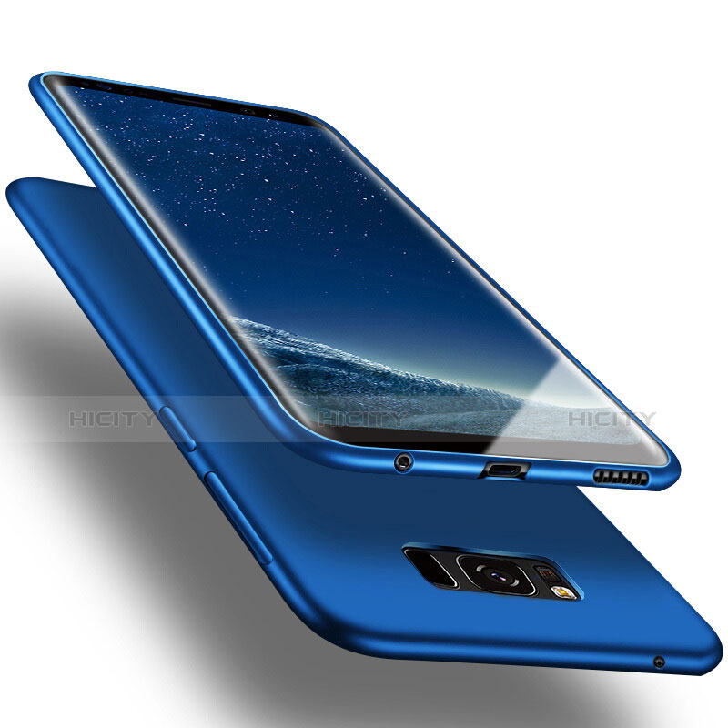 Silikon Schutzhülle Gummi Tasche für Samsung Galaxy S8 Blau