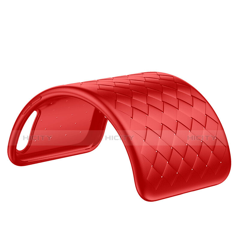 Silikon Schutzhülle Gummi Tasche Leder für Apple iPhone Xs Max Rot groß