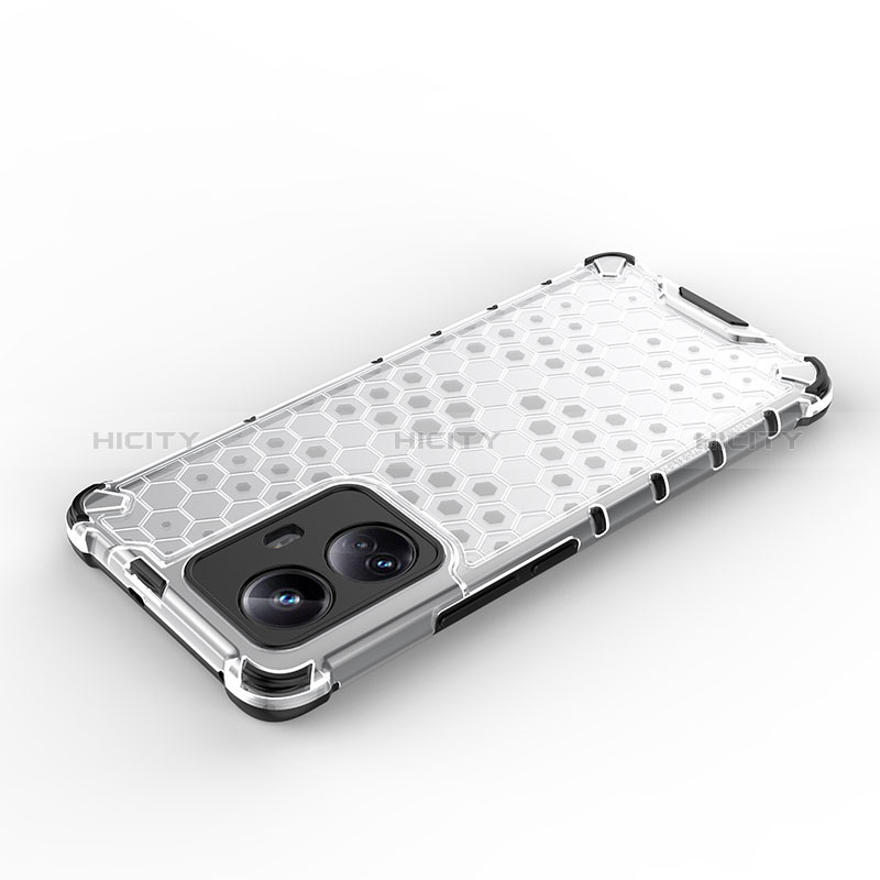Silikon Schutzhülle Rahmen Tasche Hülle Durchsichtig Transparent 360 Grad Ganzkörper AM1 für Realme 10 Pro+ Plus 5G