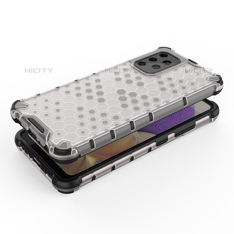 Silikon Schutzhülle Rahmen Tasche Hülle Durchsichtig Transparent 360 Grad Ganzkörper AM1 für Samsung Galaxy M32 5G