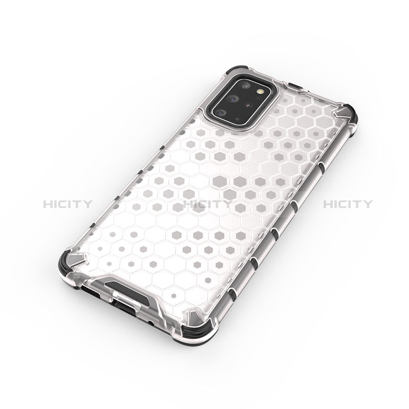 Silikon Schutzhülle Rahmen Tasche Hülle Durchsichtig Transparent 360 Grad Ganzkörper AM1 für Samsung Galaxy S20 Plus 5G