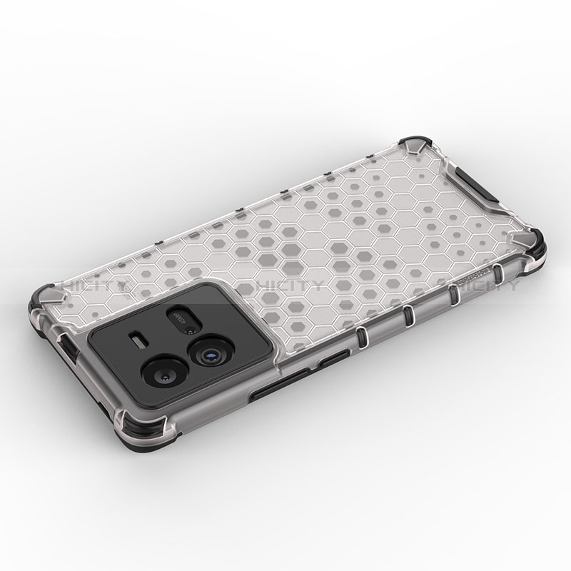 Silikon Schutzhülle Rahmen Tasche Hülle Durchsichtig Transparent 360 Grad Ganzkörper AM1 für Vivo iQOO 10 Pro 5G