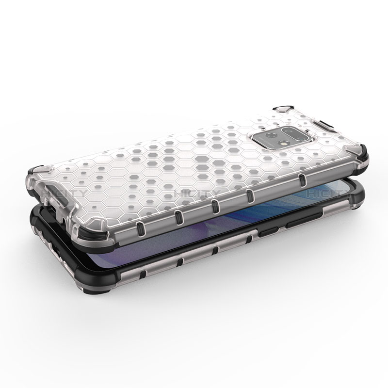 Silikon Schutzhülle Rahmen Tasche Hülle Durchsichtig Transparent 360 Grad Ganzkörper AM1 für Xiaomi Redmi 10X Pro 5G