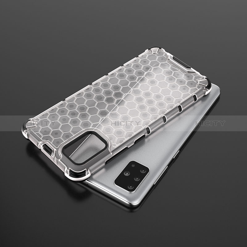 Silikon Schutzhülle Rahmen Tasche Hülle Durchsichtig Transparent 360 Grad Ganzkörper AM2 für Samsung Galaxy A51 4G