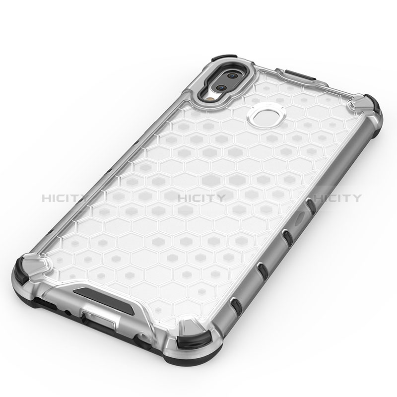 Silikon Schutzhülle Rahmen Tasche Hülle Durchsichtig Transparent 360 Grad Ganzkörper AM2 für Samsung Galaxy M20