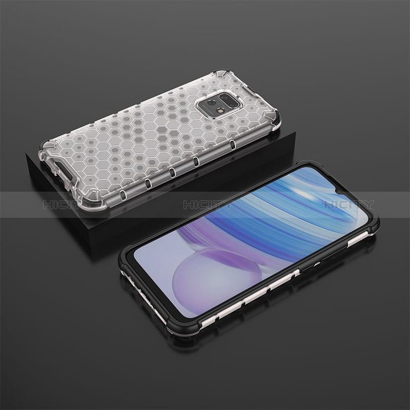 Silikon Schutzhülle Rahmen Tasche Hülle Durchsichtig Transparent 360 Grad Ganzkörper AM2 für Xiaomi Redmi 10X 5G groß