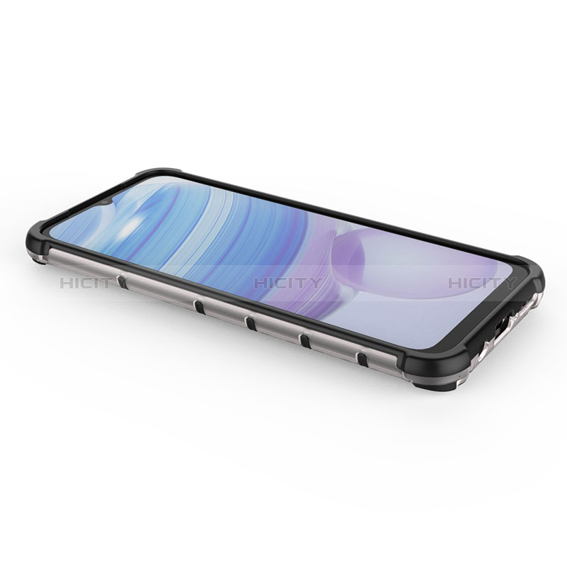 Silikon Schutzhülle Rahmen Tasche Hülle Durchsichtig Transparent 360 Grad Ganzkörper AM2 für Xiaomi Redmi 10X 5G groß
