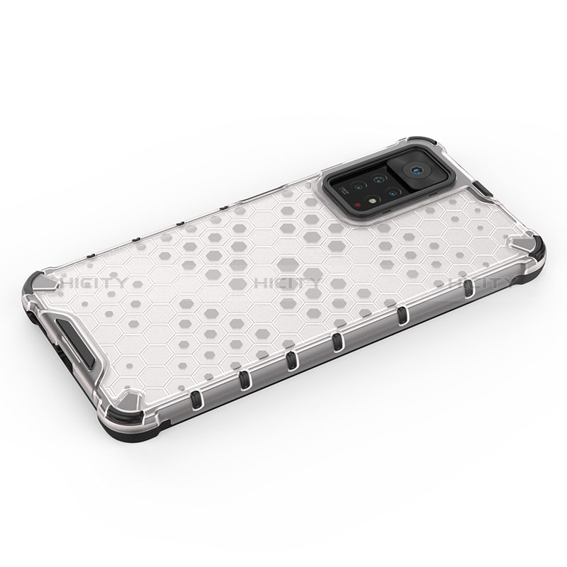 Silikon Schutzhülle Rahmen Tasche Hülle Durchsichtig Transparent 360 Grad Ganzkörper AM2 für Xiaomi Redmi Note 11 Pro 5G