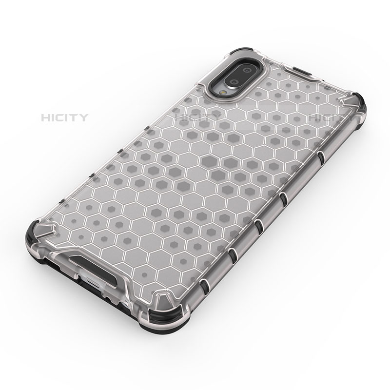 Silikon Schutzhülle Rahmen Tasche Hülle Durchsichtig Transparent 360 Grad Ganzkörper für Samsung Galaxy M02