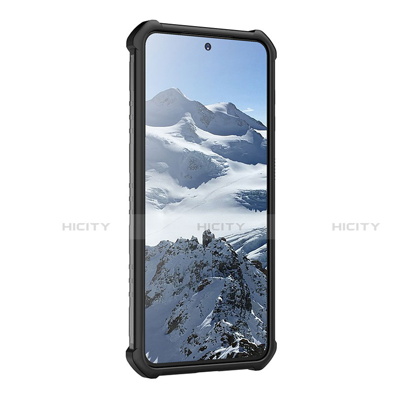 Silikon Schutzhülle Rahmen Tasche Hülle Durchsichtig Transparent 360 Grad Ganzkörper M06 für Samsung Galaxy S21 5G