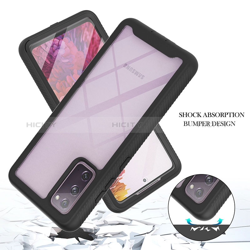 Silikon Schutzhülle Rahmen Tasche Hülle Durchsichtig Transparent 360 Grad Ganzkörper YB2 für Samsung Galaxy S20 Lite 5G