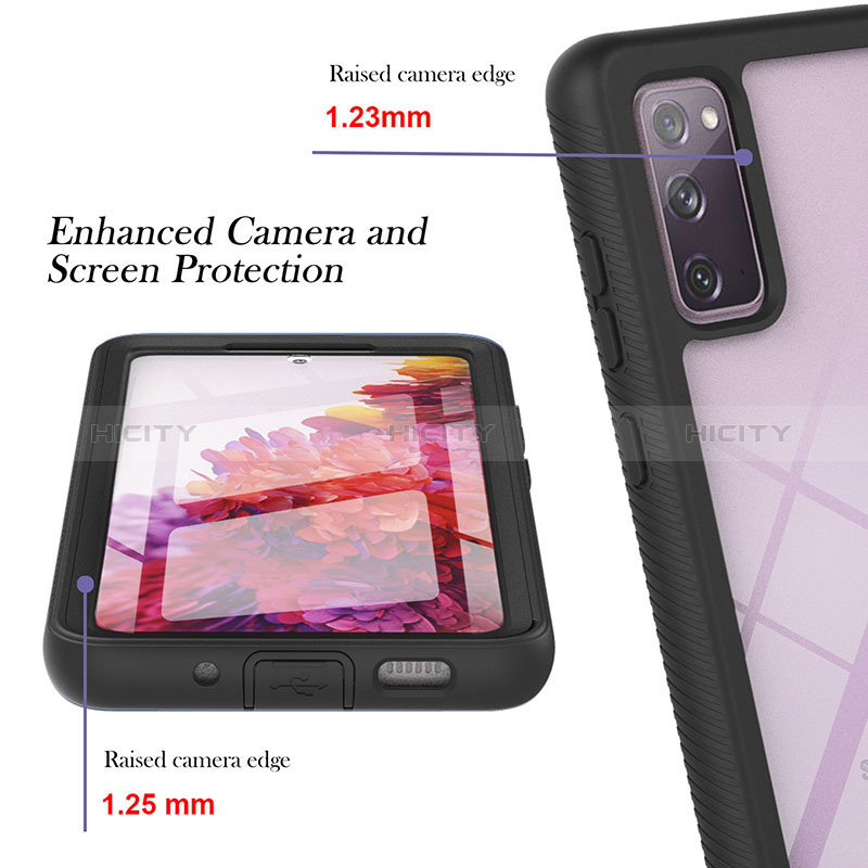 Silikon Schutzhülle Rahmen Tasche Hülle Durchsichtig Transparent 360 Grad Ganzkörper YB2 für Samsung Galaxy S20 Lite 5G