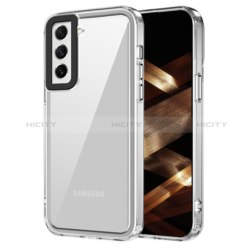 Silikon Schutzhülle Rahmen Tasche Hülle Durchsichtig Transparent AC1 für Samsung Galaxy S21 FE 5G Klar