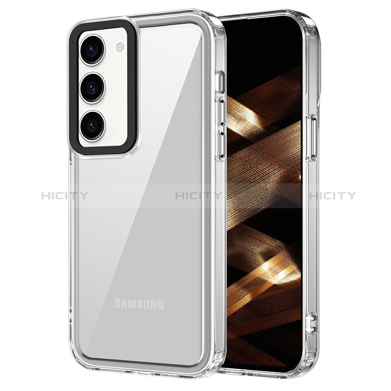 Silikon Schutzhülle Rahmen Tasche Hülle Durchsichtig Transparent AC1 für Samsung Galaxy S23 5G