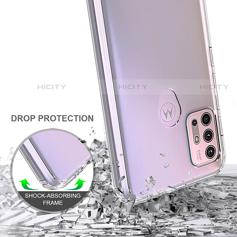 Silikon Schutzhülle Rahmen Tasche Hülle Durchsichtig Transparent für Motorola Moto G30