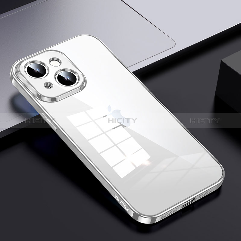 Silikon Schutzhülle Rahmen Tasche Hülle Durchsichtig Transparent LD2 für Apple iPhone 14 Plus