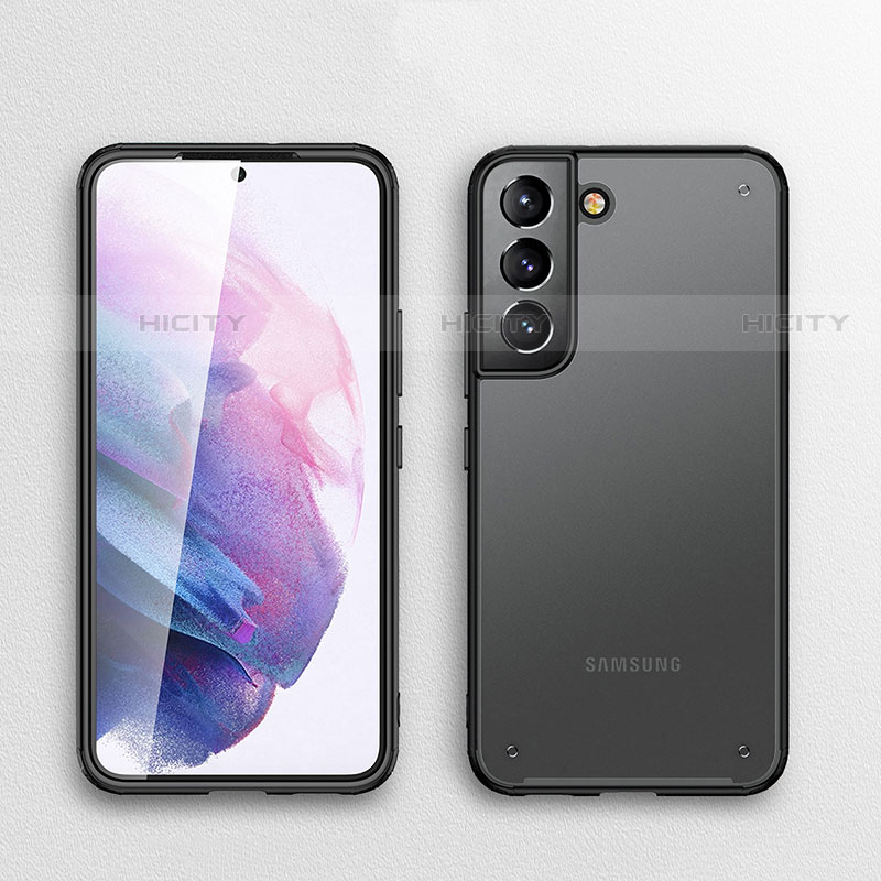 Silikon Schutzhülle Rahmen Tasche Hülle Durchsichtig Transparent M02 für Samsung Galaxy S21 5G groß