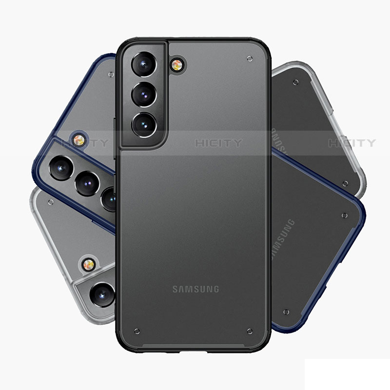 Silikon Schutzhülle Rahmen Tasche Hülle Durchsichtig Transparent M02 für Samsung Galaxy S21 5G groß