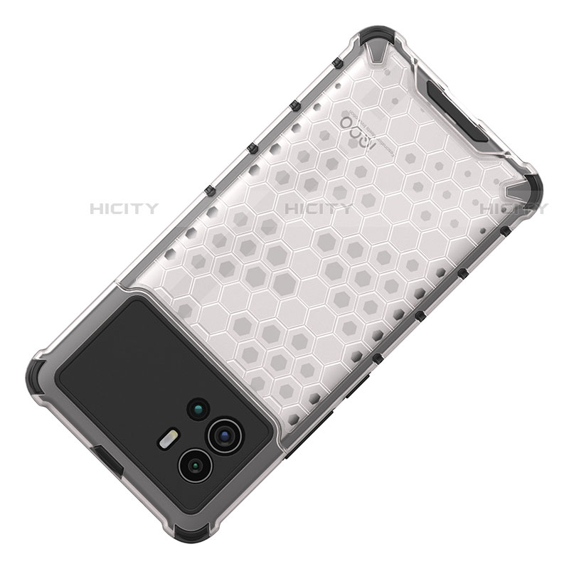 Silikon Schutzhülle Rahmen Tasche Hülle Durchsichtig Transparent M04 für Vivo iQOO 9 5G groß