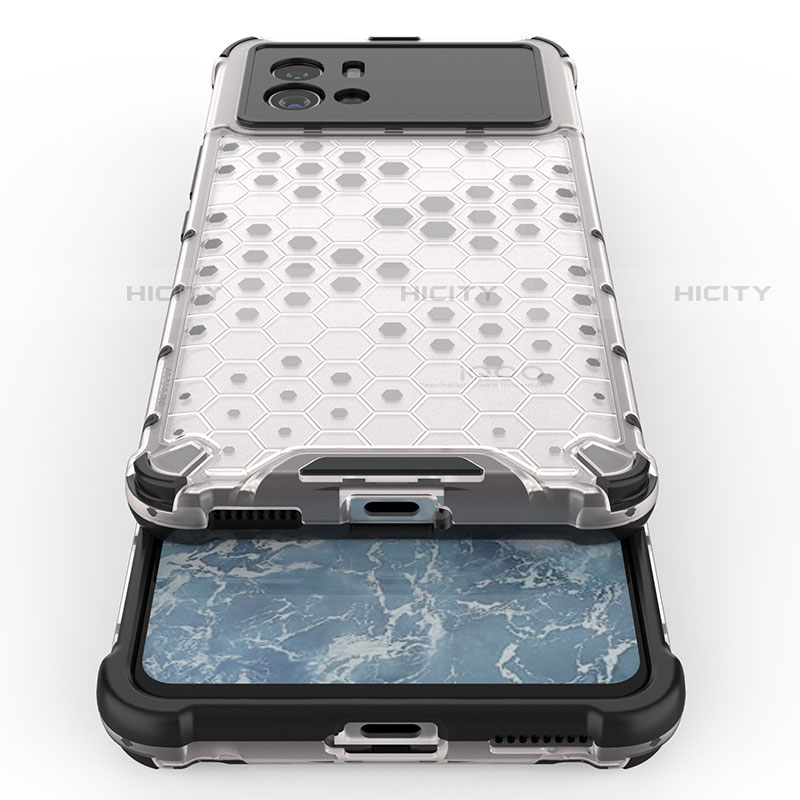 Silikon Schutzhülle Rahmen Tasche Hülle Durchsichtig Transparent M07 für Vivo iQOO 9 5G