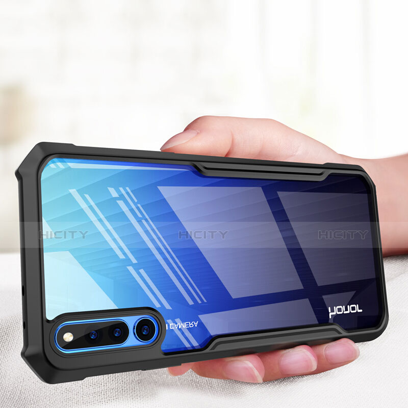 Silikon Schutzhülle Rahmen Tasche Hülle Durchsichtig Transparent Spiegel A01 für Huawei Honor Magic 2 groß