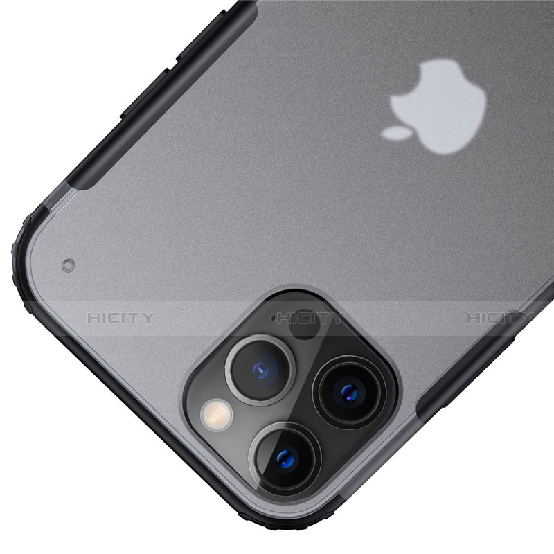 Silikon Schutzhülle Rahmen Tasche Hülle Durchsichtig Transparent Spiegel für Apple iPhone 12 Pro Max groß